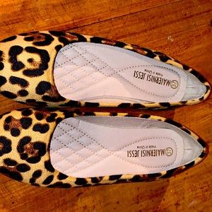 Cheetah print flats